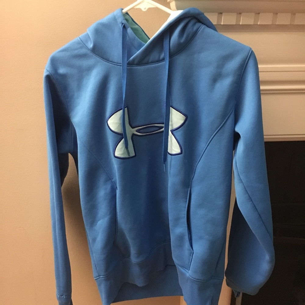Under armor blue sweatshirt